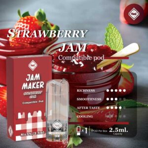 Strawberry jam: แยมสตอเบอร์รี่ กลิ่นหอมหวานของแยมสตรอว์เบอร์รี่ที่มีความหอมของสตรอว์เบอร์รี่เข้มข้น ทำให้คุณรู้สึกเหมือนกำลังทานแยมสตรอว์เบอร์รี่สดๆ ความหอมหวานของสตรอว์เบอร์รี่ที่เข้มข้นผสมกับความเนียนนุ่มของแยม ทำให้กลิ่นนี้เป็นที่ชื่นชอบของหลายๆ คน กลิ่นนี้เหมาะสำหรับผู้ที่ต้องการความหวานหอมและสดชื่นที่ผสมผสานกันอย่างลงตัว